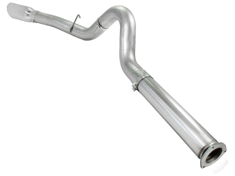 aFe Atlas 5in DPF-Back Aluminized Steel Exh Sys, Ford Diesel Trucks 11-14 v8-6.7L (td) Polished tip 49-03055-P