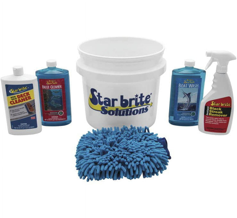 Star Brite Boat Care Kit With 3-1/2 Gallon Bucket Chemical 19759760
