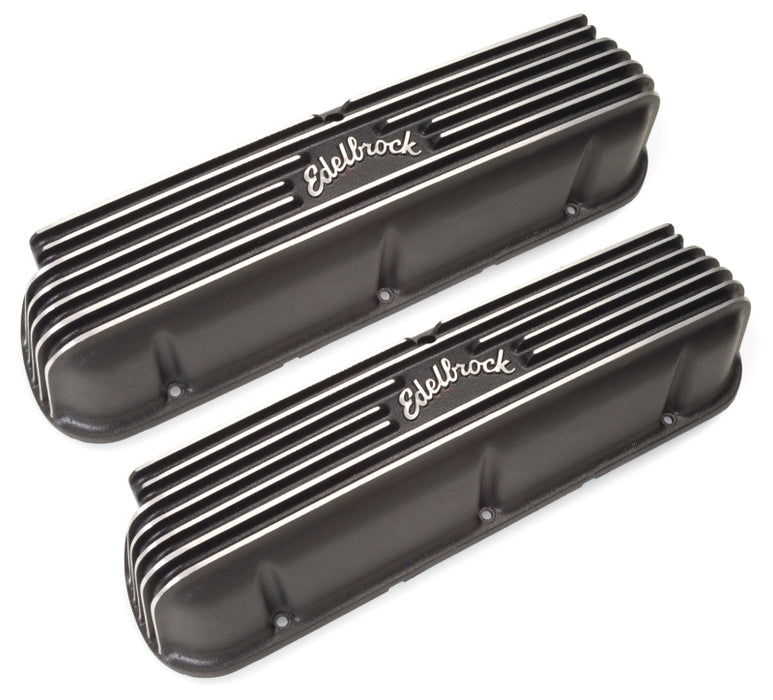 Edelbrock Valve Cover Classic Series Ford 1962-95 221 351W V8 Black 41603