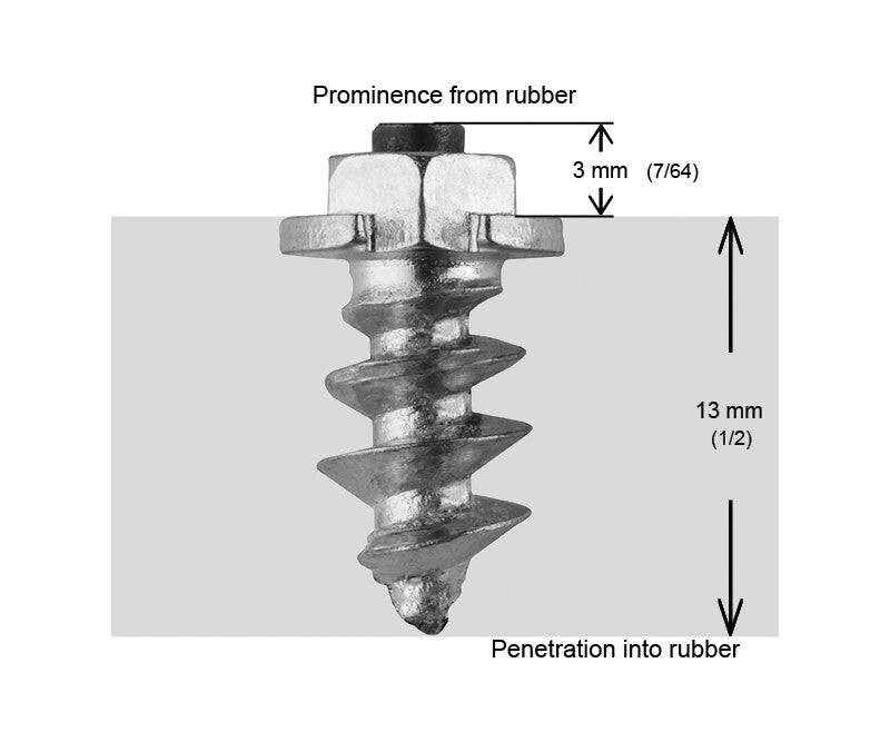 Igrip SS-15200 SS15 Shoulder Tire Studs - 15mm (Qty: 200)