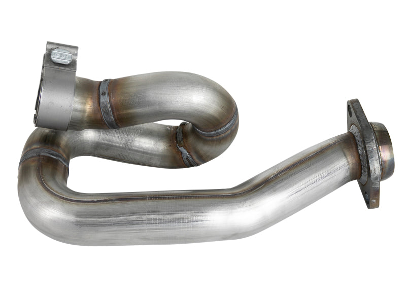 aFe POWER Twisted Steel Loop Relocation Pipe 2018 compatible with Jeep Wrangler (JL) V6-3.6L 48-48027