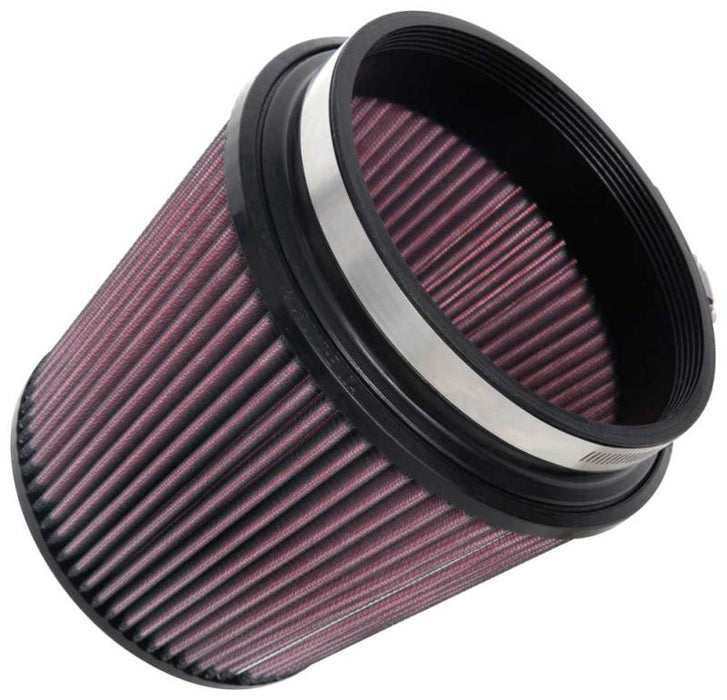 K&N Universal Clamp-On Air Filter: High Performance, Premium, Washable, Replacement Engine Filter: Flange Diameter: 6 In, Filter Height: 6.5 In, Flange Length: 1 In, Shape: Round Tapered, RU-1014