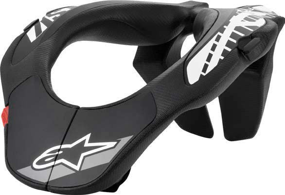 Alpinestars 6540118-12 Unisex-Adult Youth Neck Support Black/White (Multi, one_size)