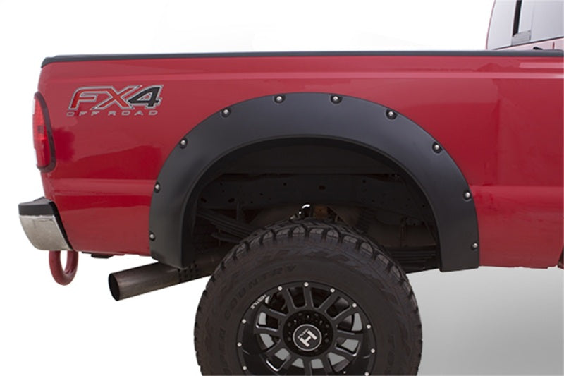 Bushwacker 11-16 Ford F-250 Super Duty Cutout Style Flares 2pc Black 20102-02