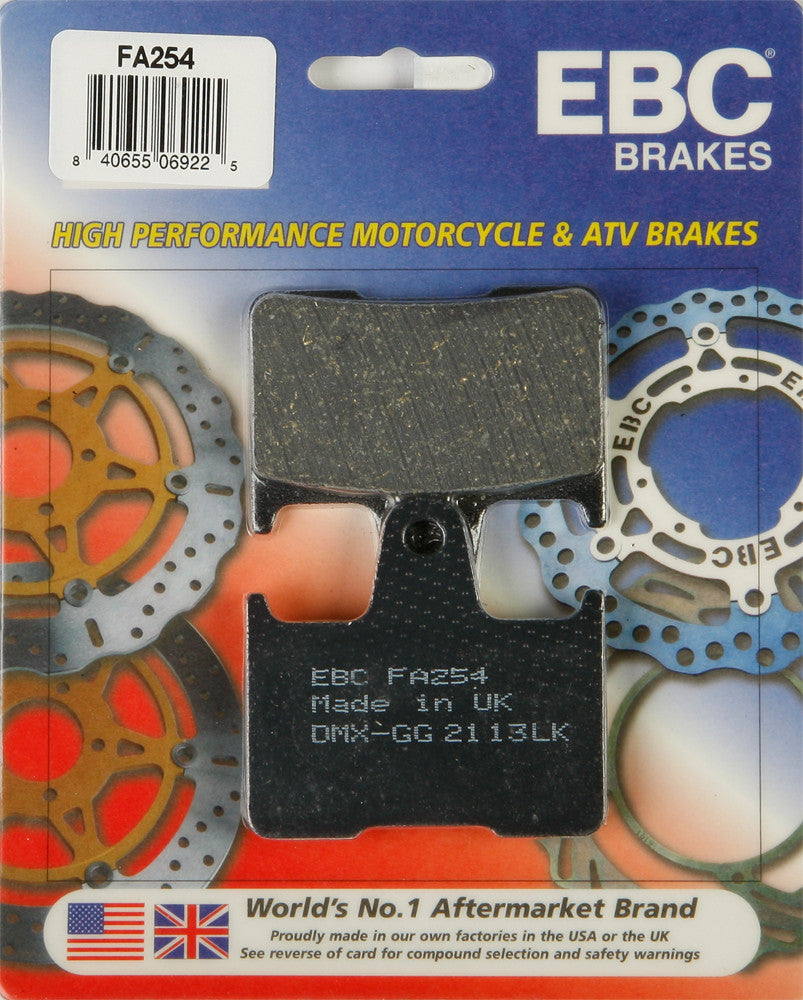 EBC Standard Brake Pads (Rear) Compatible with 04-05 Fits Suzuki GSXR600 FA254