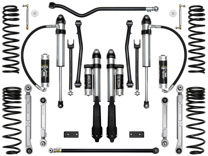 ICON 2020+ compatible with Jeep Gladiator 2.5in Stage 7 Suspension System (Billet) K22107