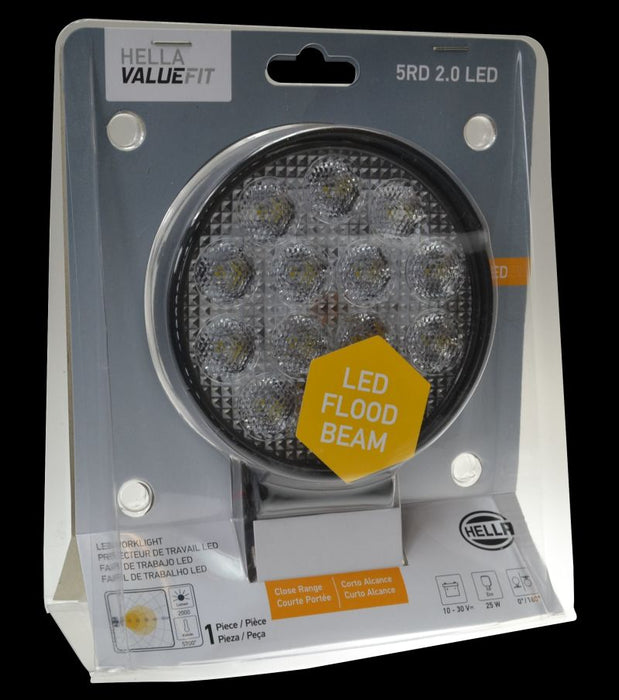HELLA 357105002 Value Fit 5 Round 2.0 LED Close Range Worklight