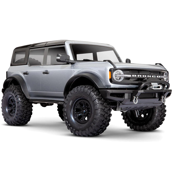 Traxxas Trx-4 Scale And Trail� Crawler With 2021 Ford� Bronco Body: Silver 92076-4-SLVR