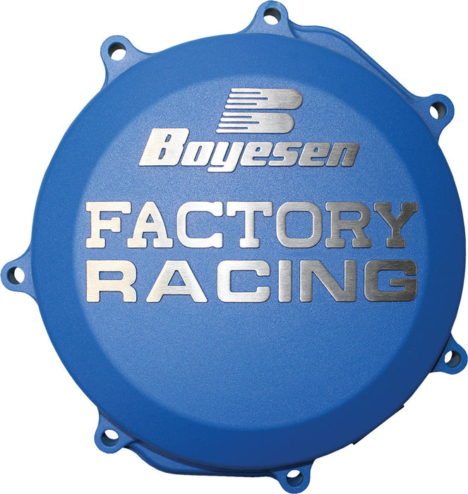 Boyesen Factory Racing Clutch Cover Blue CC-30L