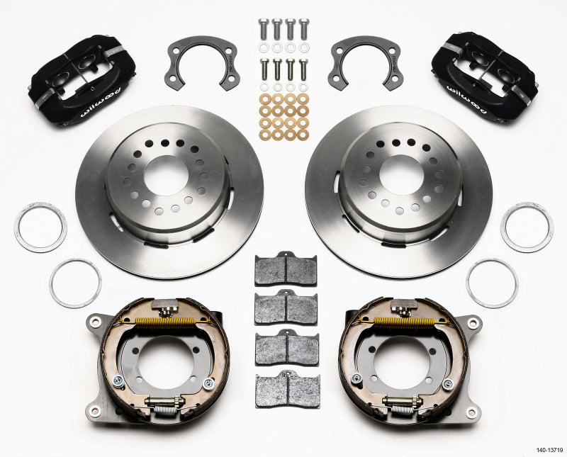 Wilwood Forged Dynalite P/S Park Brake Kit Ford 8.8 Special w/2.50in Offset-5 Lug 140-13719