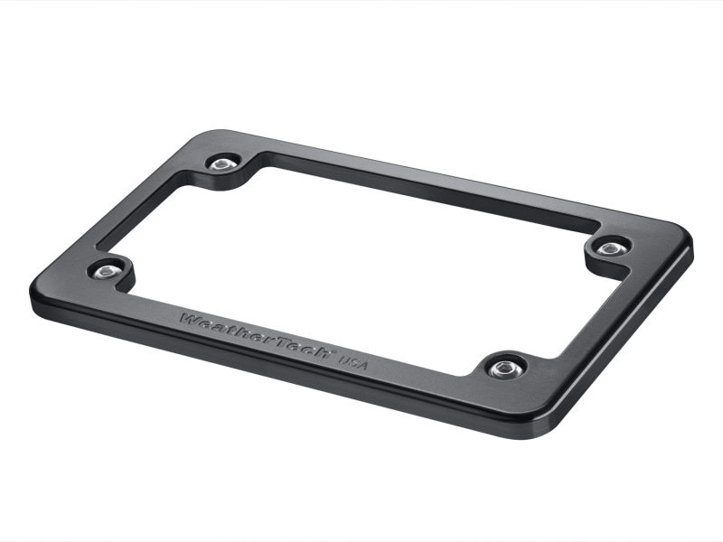 WeatherTech Motorcycle Billet Plate Frames Black 8AMPF1