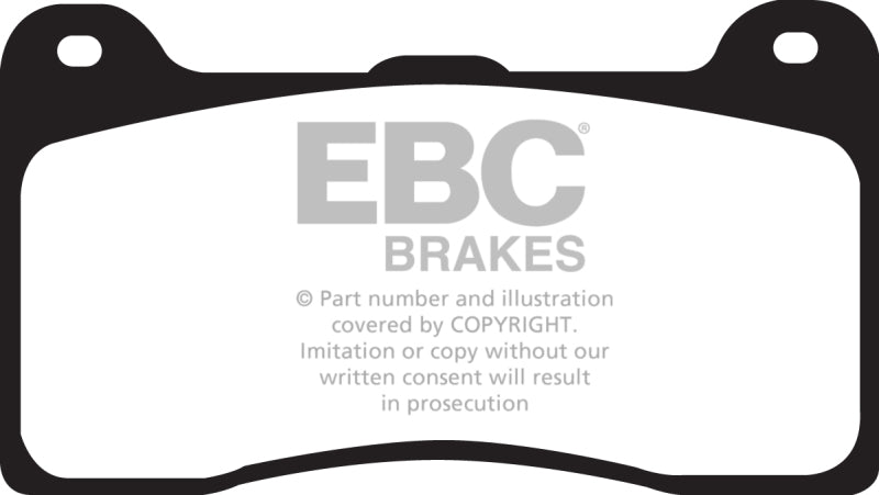 EBC Wilwood Dynapro Lug Mount Caliper Yellowstuff Brake Pads DP4039/2R