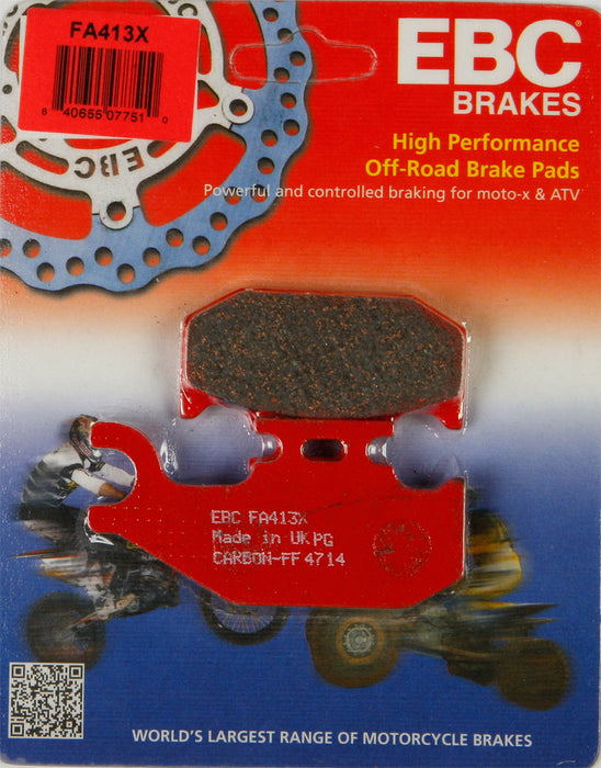 EBC Brakes X-Series Carbon Brake Pads Compatible for Suzuki LT-A400F King Quad AS Automatic 4x4 2010