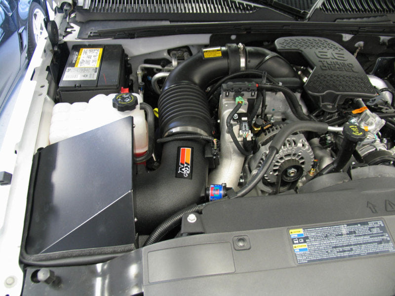 K&N 57-3000 Fuel Injection Air Intake Kit for GM 2500HD/3500HD 2005.5-06, V8-6.6L TURBO DIESEL