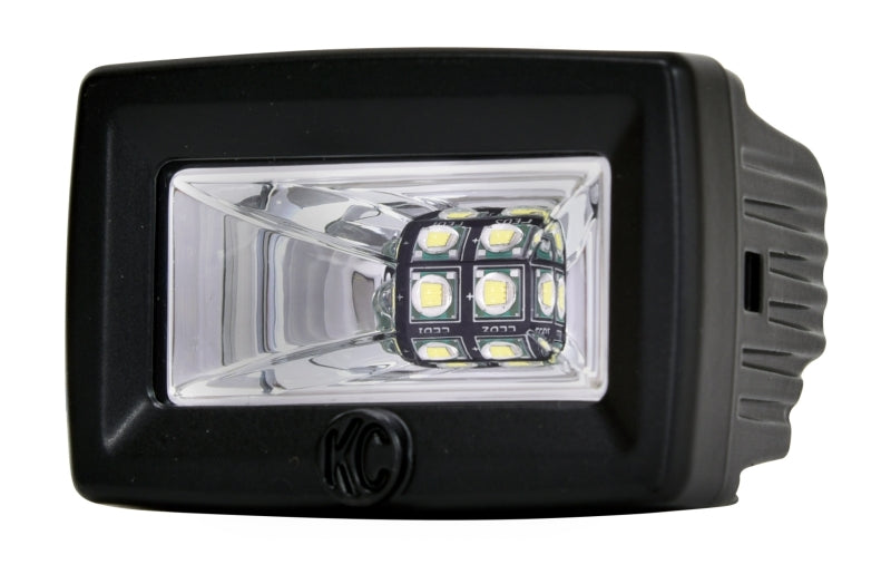KC HiLiTES 2 Inch Multi-Function Backup Extra Wide LED Flood Light Pair System