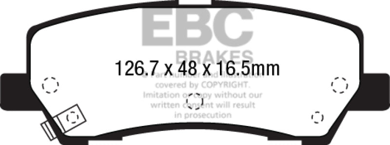 Ebc Yellowstuff Brake Pad Sets DP43041R