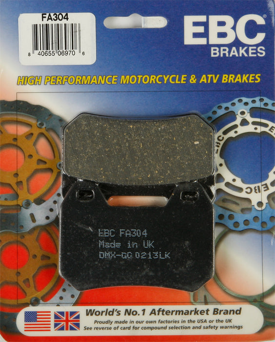 EBC Brakes FA304 Disc Brake Pad Set, Black