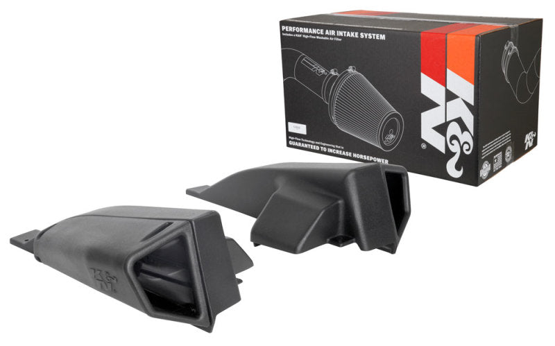 K&N 57-1143 Fuel Injection Air Intake Kit for POLARIS RZR 1000 XP TURBO, INDUCTION SCOOPS, 2014-2021