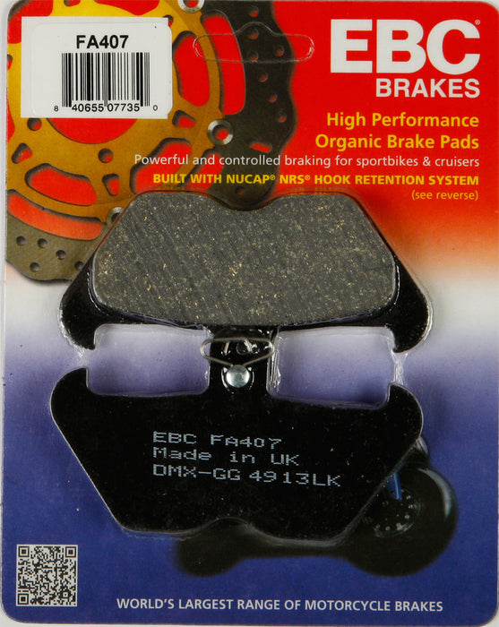 EBC Brakes FA407 Disc Brake Pad Set