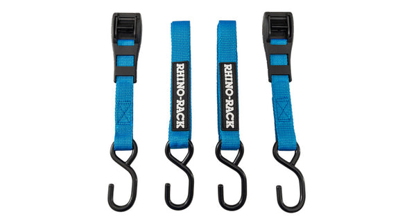 Rhino-Rack Tie Down Strap w/Hook 3m/118in Pair RTDH3