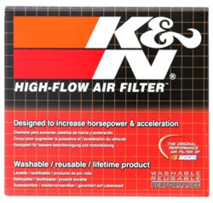 K&N Universal Clamp-On Air Intake Filter: High Performance, Premium, Washable, Replacement Air Filter: Flange Diameter: 2.125 In, Filter Height: 3 In, Flange Length: 0.625 In, Shape: Round, Rc-1910 RC-1910