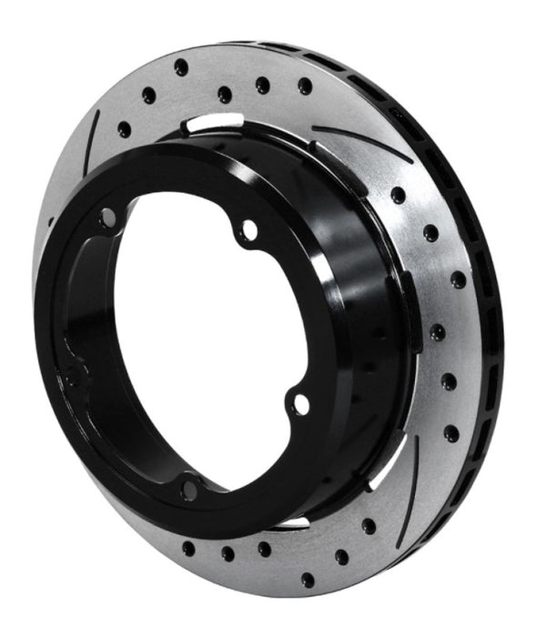 Wilwood Rotor-1.91in Offset-SRP-BLK-Drill-LH 11.00 x .810 5 x 5.75in Floater 160-13955-BK