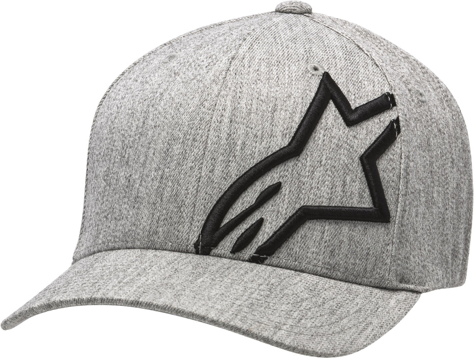 Alpinestars Standard Corp Shift 2 Curved Hat Grey Heather/Black Sm/Md, Multi, one_Size