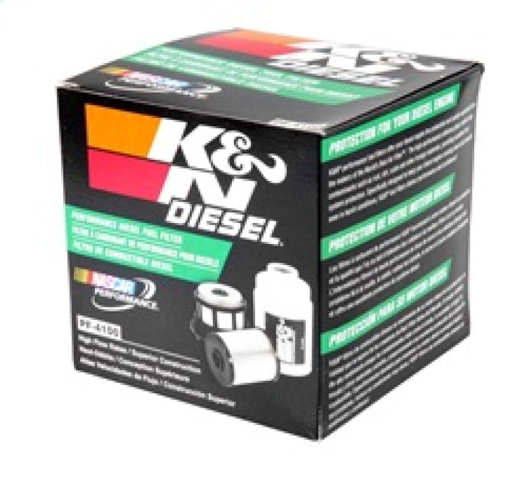 K&N Diesel Fuel Filter: Performance Fuel Filter, Premium Engine Protection, Compatible with 2003-2007 Ford Truck 6.0L Powerstroke Diesel Engines, PF-4100