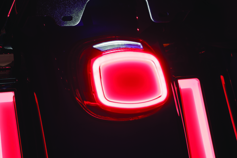 Kuryakyn Motorcycle Lighting Accessory: Tracer Led Taillight With License Plate Illumination, Red 2910