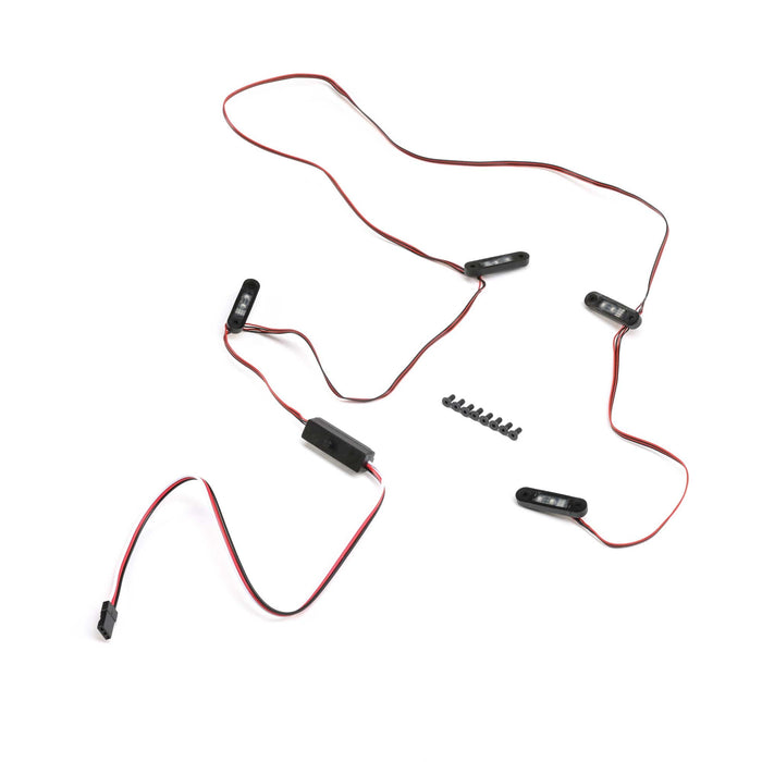 Axial Multi-Color LED Rock Lights w/ControllerSCX10III AXI13001 Electric Car/Truck Option Parts