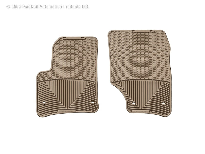 WeatherTech 03-10 Porsche Cayenne Front Rubber Mats Tan W46TN