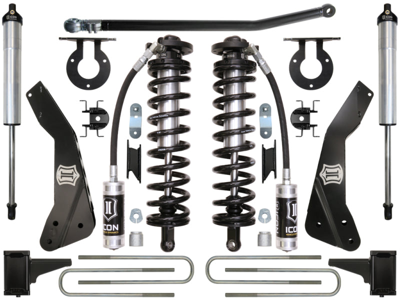 Icon 2011-2016 Ford F-250/F-350 4-5.5" Lift Stage 2 Coilover Conversion System K63132