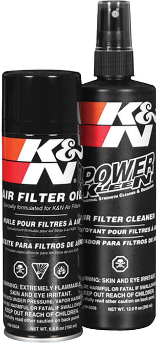 K&N Air Filter Cleaning Kit: Aerosol Filter Cleaner and Oil Kit; Restores Engine Air Filter Performance; Service Kit-99-5000, Multi