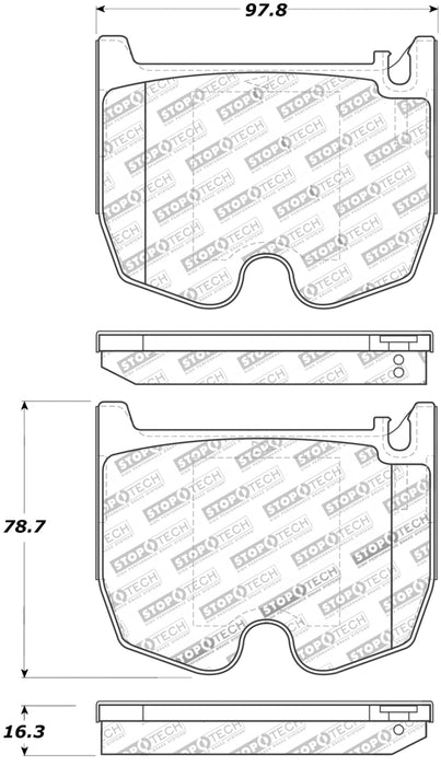 StopTech Street Touring Brake Pads 308.0983