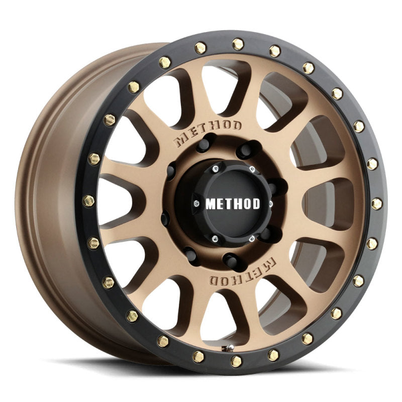 Method MR305 NV HD 18x9 +18mm Offset 8x6.5 130.81mm CB Method Bronze/Black Street Loc Wheel MR30589080918H