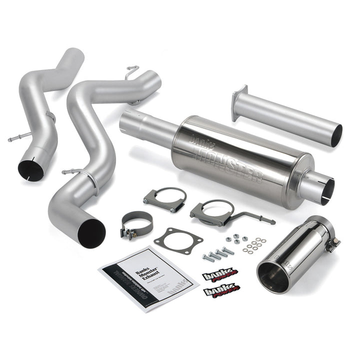 Banks Power 06-07 Chevy 6.6L SCLB Monster Exhaust System SS Single Exhaust w/ Chrome Tip 48937