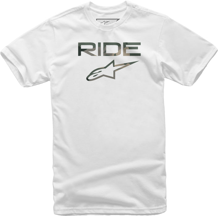 Alpinestars Unisex-Adult Ride 2.0 CamoTee-White (X-Large) (Multi, One Size)