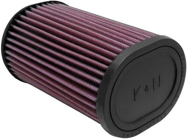 K&N Universal Clamp-On Air Intake Filter: High Performance, Premium, Washable, Replacement Air Filter: Flange Diameter: 2.4375 In, Filter Height: 7 In, Flange Length: 1.25 In, Shape: Oval, RU-1390