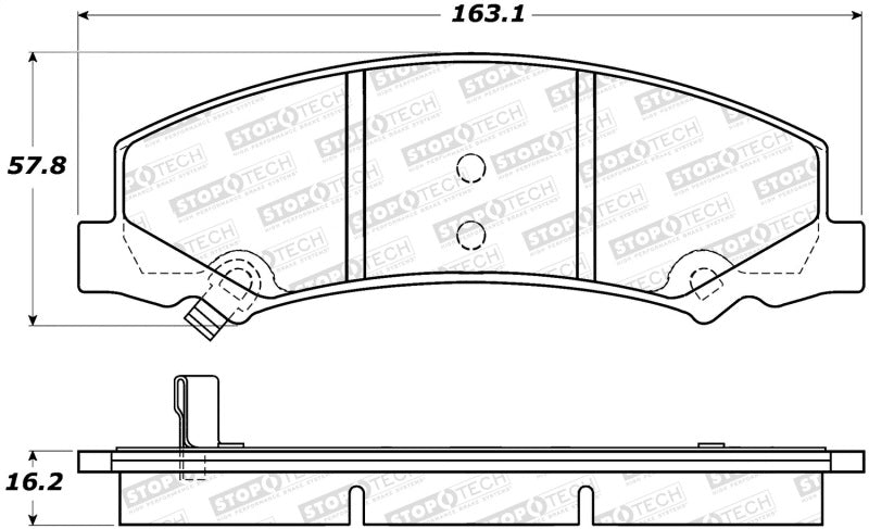 StopTech Street Brake Pads 308.1159