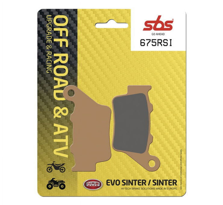 SBS 675RSI Sintered-MX/ATV Racing Brake Pads