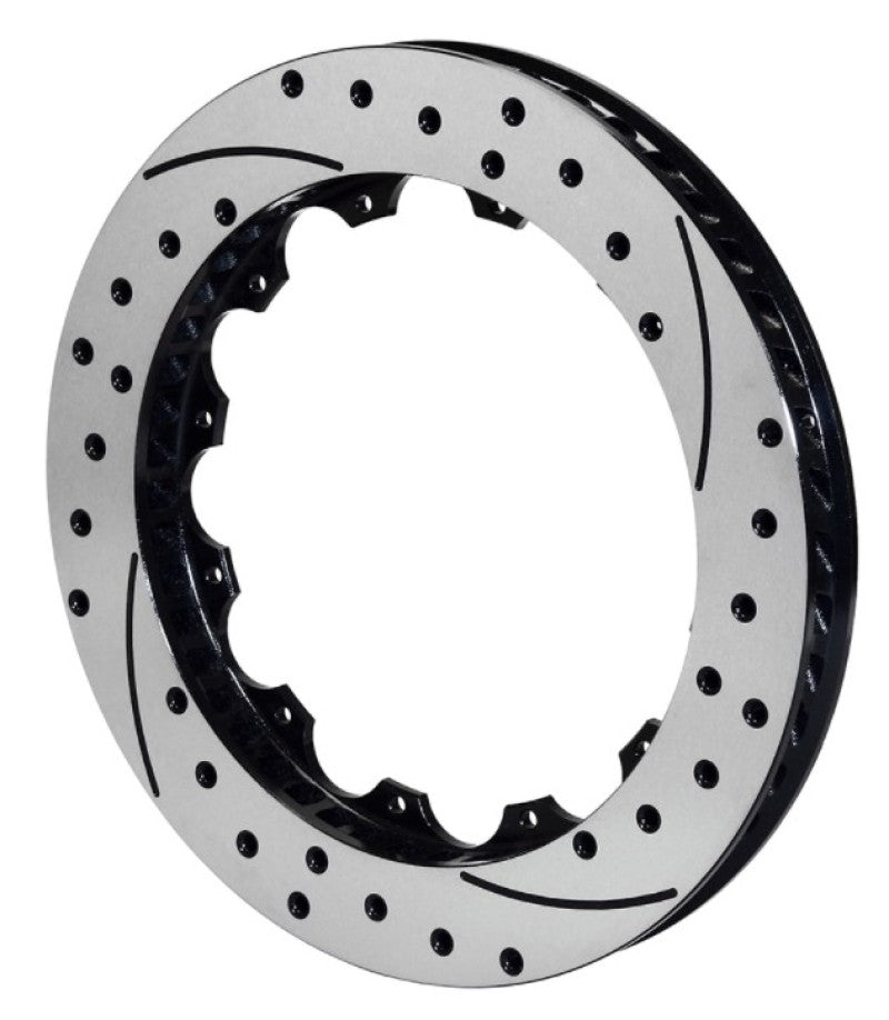 Wilwood Rotor-SRP48 SPC-37-LH-BLK-Drill 12.44 x 1.19 12 on 7.00in 160-12158-BK