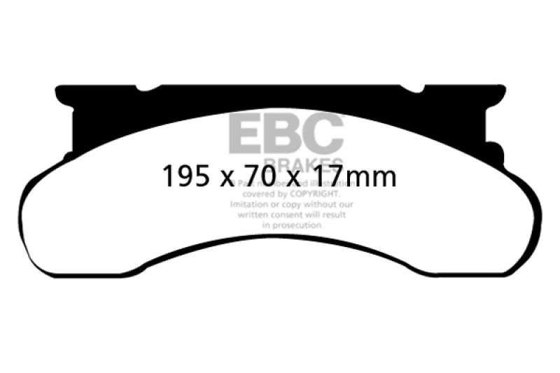 EBC 77-91 Ford Econoline E250 4.6 Ultimax2 Front Brake Pads UD120