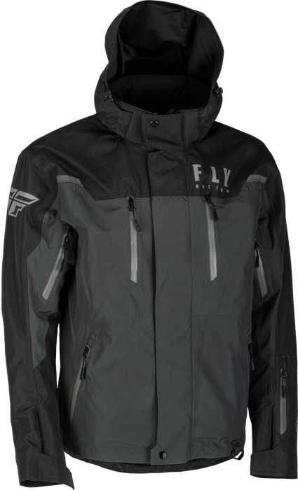 Fly Racing 2023 Incline Jacket (Black/Charcoal, Small)