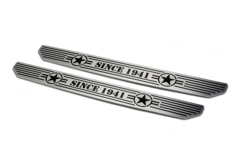 DV8 Offroad 2018-2019 compatible with Jeep Gladiator JL Rear Sill Plates D-JL-180014-STR4