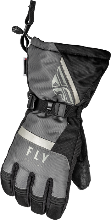 Fly Racing 2023 Snow Cascade Glove (Black/Grey, Small)