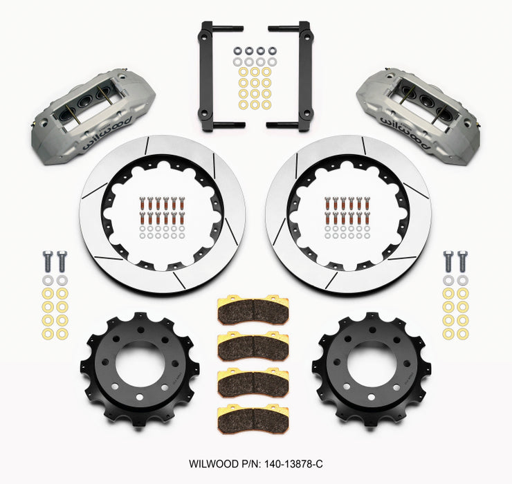 Wilwood TX6R Rear Kit 16.00in Clear Ano 1999-2010 GM H2 / 2500 4.63 Cntr 140-13878-C