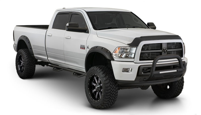 Bushwacker Max Coverage Pocket/Rivet Style Front Fender Flares 2-Piece Set, Black, Smooth Finish Fits 2015-2017 Ford F-150 (Excludes Models With Tech Package) 20099-02