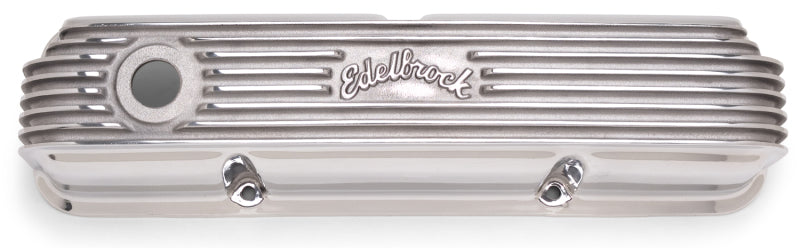 Edelbrock Valve Cover Classic Series Ford 1958-1976 FE V8 Polshed 4162