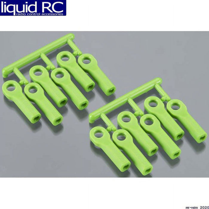 RPM R/C Products 80514 Rod Ends Long Green TRA
