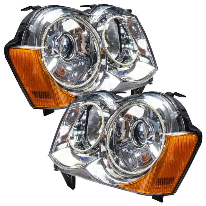 Oracle 08-10 compatible with Jeep Grand Cherokee SMD HL HID ColorSHIFT w/o Controller SEE WARRANTY 7139-334